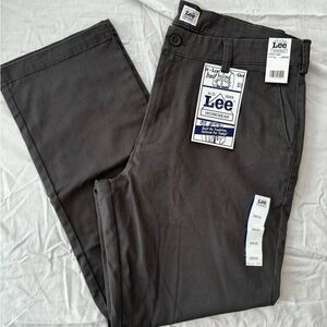 Lee Men's Workwear Charcoal Chinos